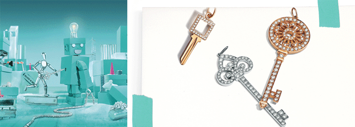 Tiffany co Keys jewelry cheap clone